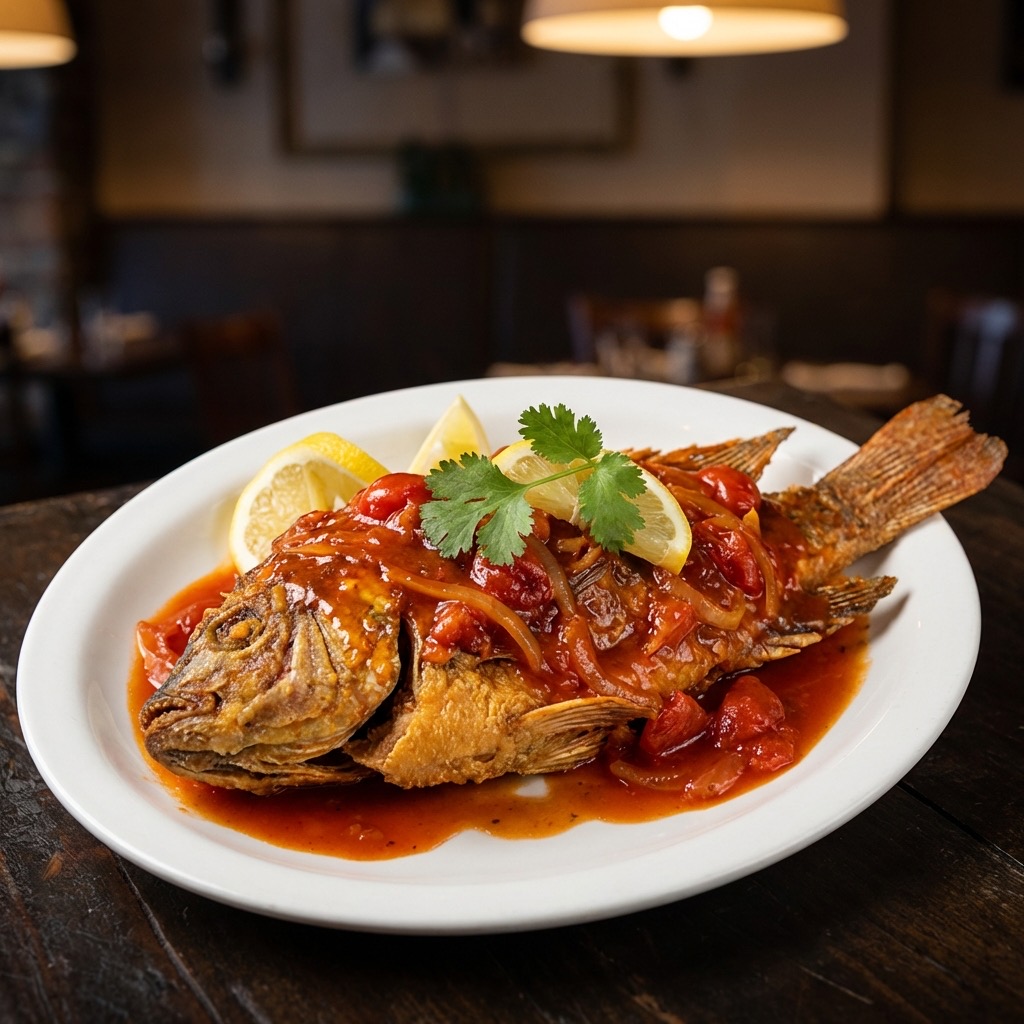 Samaki Mchuzi Fried Fish