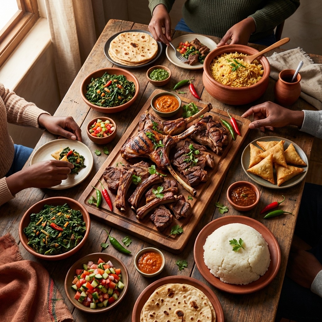 Kenyan Feast Spread